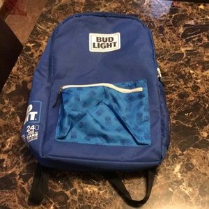 Bud light backpack 🎒 inside backpack is a cooler